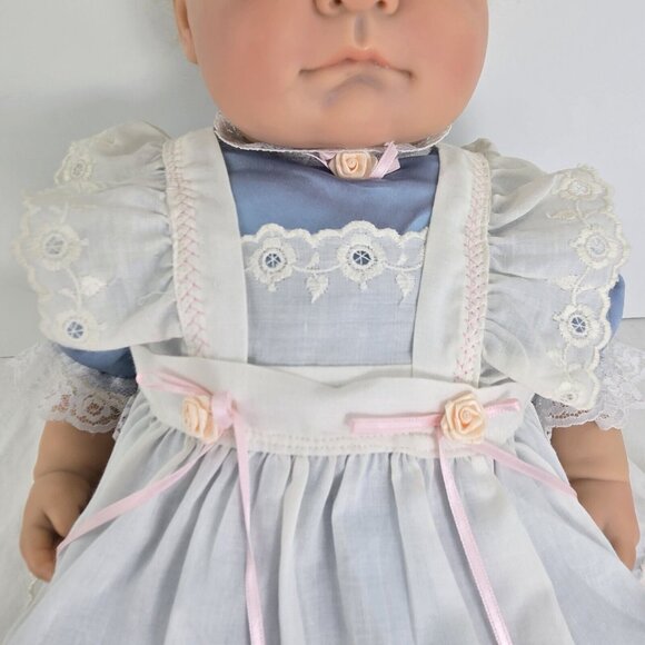 Vintage BERENGUER Reborn Baby Girl Doll 19” Eyelashes Weighted‎ Mohair Blond - Picture 6 of 16
